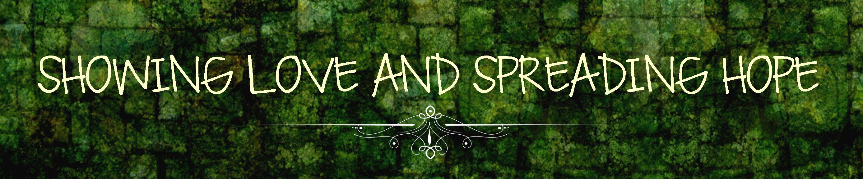showing love and spreading hope banner web